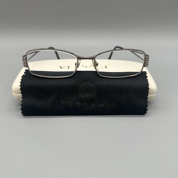 Versace Accessories - Versace MOD. 1117-B 1013 Eyeglasses Frames Only 51-17 135 Italy With Hard Case